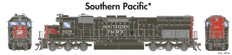 Athearn ATH86970 HO SD45T-2 Locomotive with DCC & Sound, Southern Pacific