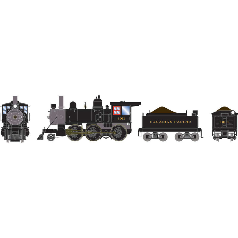 PREORDER Athearn ATH87244 HO 2-6-0 Steam Locomotive, CPR