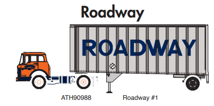 PREORDER Athearn ATH90988 HO RTR Ford C/28' Trailer, Roadway