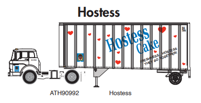 PREORDER Athearn ATH90992 HO RTR Ford C/28' Trailer, Hostess