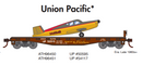 PREORDER Athearn ATH96451 HO 40' Flat Car w/Plane, UP