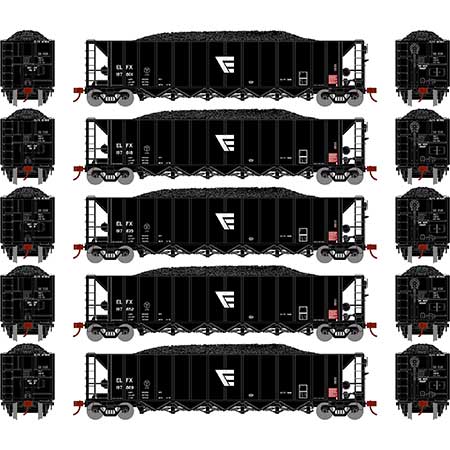 PREORDER Athearn ATH98646 HO RTR 5-Bay Rapid Discharge Hopper, ELFX