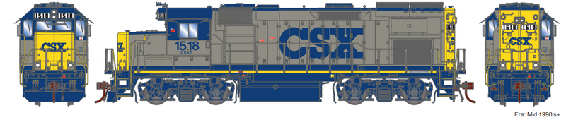 PREORDER Athearn Genesis ATHG13336 HO GP15T w/DCC & Sound, CSX