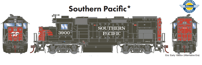 PREORDER Athearn Genesis ATHG13338 HO GP15T w/DCC & Sound, Southern Pacific