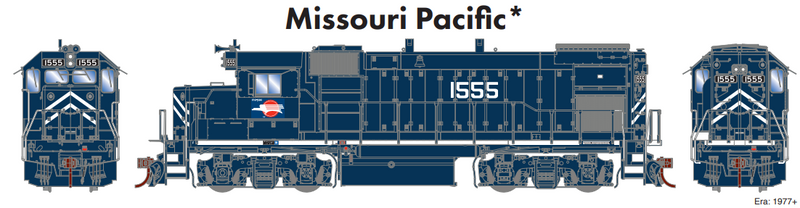 PREORDER Athearn Genesis ATHG13244 HO GP15-1, Missouri Pacific