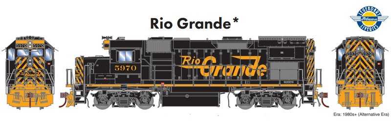 Athearn Genesis ATHG13247 HO GP15T, Rio Grande