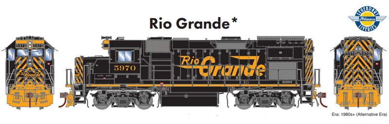 PREORDER Athearn Genesis ATHG13246 HO GP15T, Rio Grande