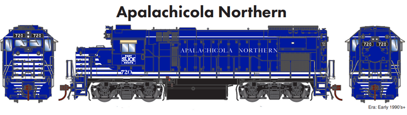 PREORDER Athearn Genesis ATHG13349 HO GP15T w/DCC/SND, Apalachicola Northern