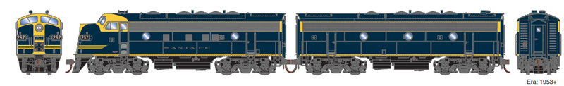 PREORDER Athearn Genesis ATHG19574 HO F7A/F7B Set, ATSF #257L/#257A