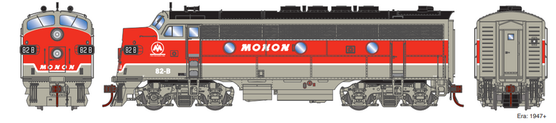 PREORDER Athearn Genesis ATHG19680 HO F3A w/DCC & Sound, Monon