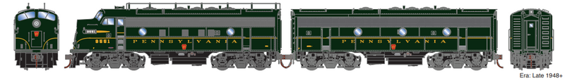 PREORDER Athearn Genesis ATHG19584 HO "F5A/F5B" Set, PRR #9551A/#9551B