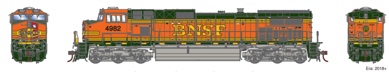 Athearn Genesis ATHG31569 HO Dash 9-44CW, BNSF