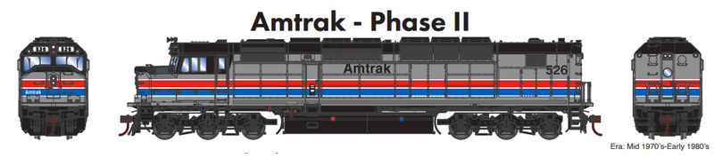 Athearn Genesis ATHG64120 HO SDP40F, Amtrak/Phase II