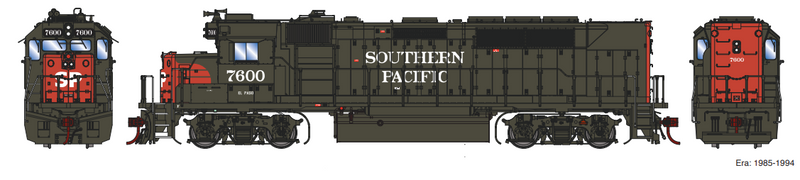 PREORDER Athearn Genesis ATHG64935 HO GP40P-2 w/DCC & Sound, SP/80's Version