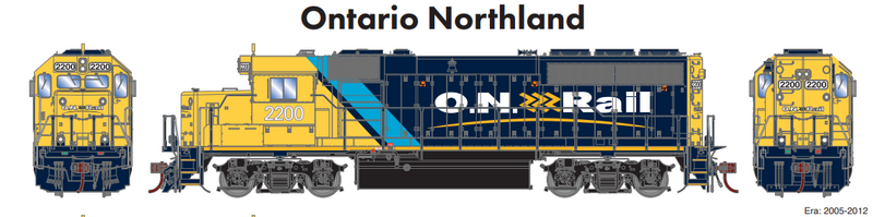 PREORDER Athearn Genesis ATHG64938 HO GP40-2 w/DCC & Sound, ONT