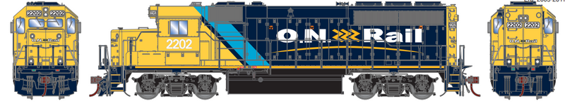 PREORDER Athearn Genesis ATHG64940 HO GP40-2 w/DCC & Sound, ONT