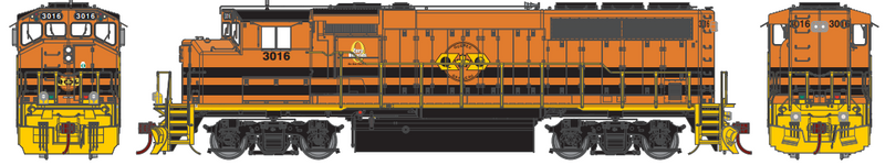 PREORDER Athearn Genesis ATHG64842 HO GP40-2L, QGRY