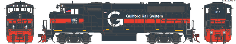 PREORDER Athearn Genesis ATHG64845 HO GP40-2L, Guilford/MEC