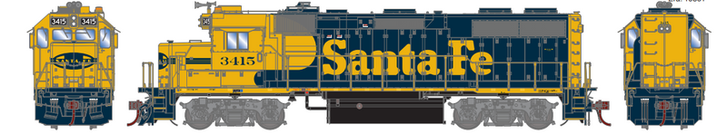 PREORDER Athearn Genesis ATHG66253 HO GP39-2u, ATSF