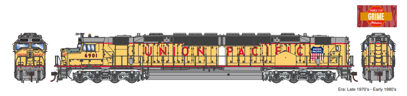 Athearn Genesis ATHG71621 HO DDA40X w/DCC & Sound, UP