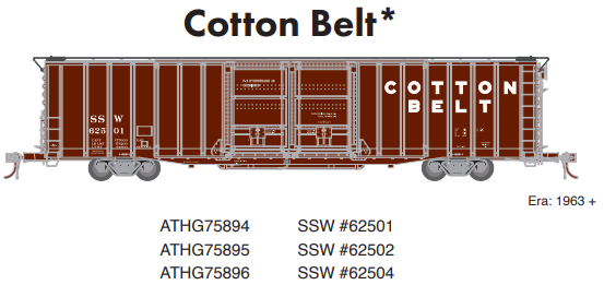 Athearn Genesis ATHG75894 HO 60' PS Auto Box, SSW
