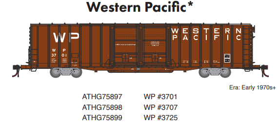 Athearn Genesis ATHG75899 HO 60' PS Auto Box, WP