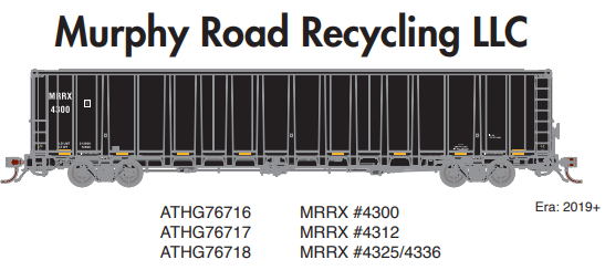 PREORDER Athearn Genesis ATHG76717 HO NSC 6400 Gondola, MRRX