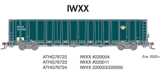 PREORDER Athearn Genesis ATHG76723 HO NSC 6400 Gondola, IWXX