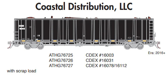 PREORDER Athearn Genesis ATHG76726 HO NSC 6400 Gondola w/Scrap Load, CDEX