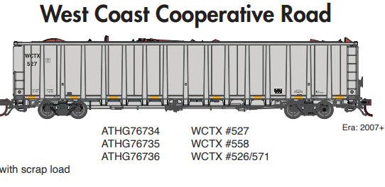 PREORDER Athearn Genesis ATHG76735 HO NSC 6400 Gondola w/Scrap Load, WCTX