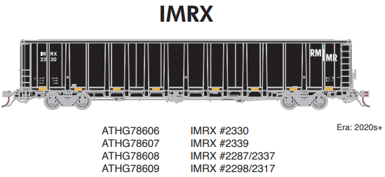 PREORDER Athearn Genesis ATHG78606 HO NSC 6000 Gondola w/Load, IMRX