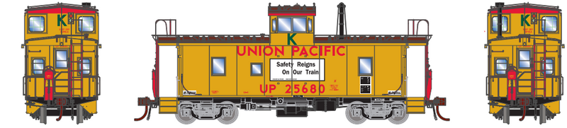Athearn Genesis ATHG79134 HO ICC Caboose CA-9 w/Lights, UP