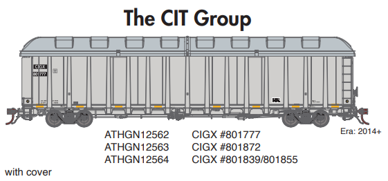 PREORDER Athearn Genesis ATHGN12562 N NSC 6400 Gondola w/Load, CIGX