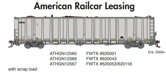 PREORDER Athearn Genesis ATHGN12566 N NSC 6400 Gondola w/Load, FWTX