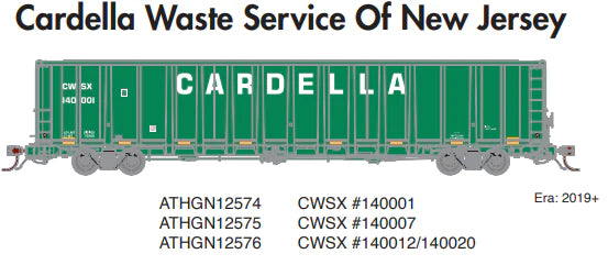 PREORDER Athearn Genesis ATHGN12575 N NSC 6400 Gondola w/Load, CWSX