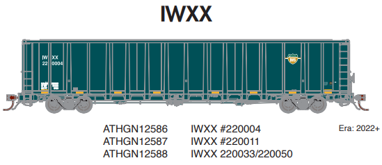 PREORDER Athearn Genesis ATHGN12586 N NSC 6400 Gondola w/Load, IWXX