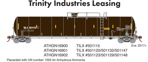 Athearn Genesis ATHGN16902 N 33,900-Gallon LPG Tank, TILX