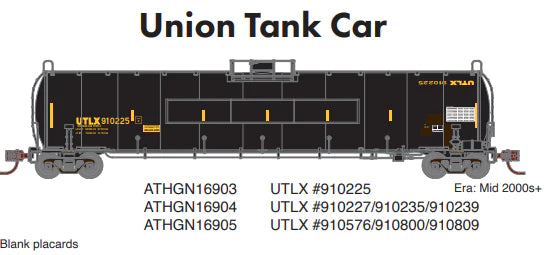 Athearn Genesis ATHGN16905 N 33,900-Gallon LPG Tank, UTLX