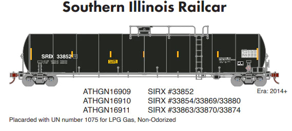 Athearn Genesis ATHGN16911 N 33,900-Gallon LPG Tank, SIRX