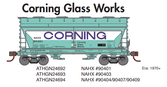 Athearn Genesis ATHGN24692 N ACF 2970 Covered Hopper, NAHX