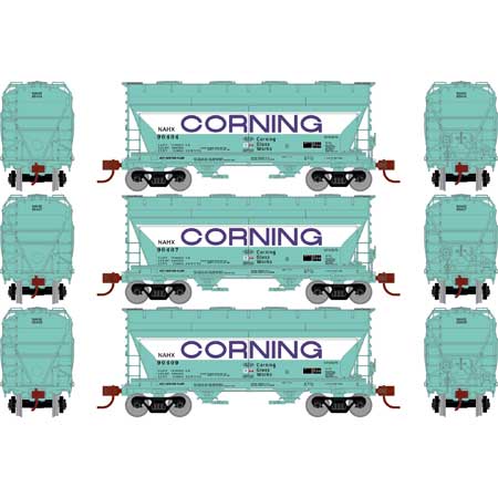 PREORDER Athearn Genesis ATHGN24694 N ACF 2970 Covered Hopper, NAHX (3)