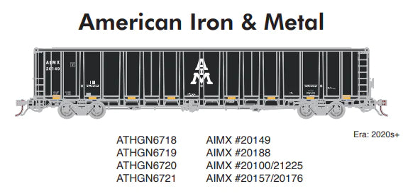 PREORDER Athearn Genesis ATHGN6719 N NSC 6000 Gondola w/Load, AIMX