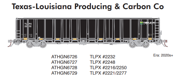 PREORDER Athearn Genesis ATHGN6726 N NSC 6000 Gondola w/Load, TLPX