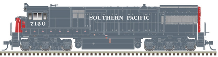 Atlas 10 003 694 U28C, DCC W/Sound, Southern Pacific