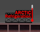 Miller Engineering Animation 9582 Arctic Refrigeration Animated Billboard, N Scale