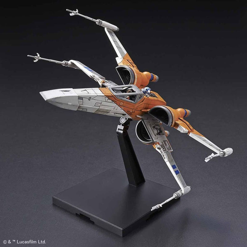Bandai 2482315 Poe's X-Wing Fighter (Rise of Skywalker Ver.) "Star Wars", 1/72 Vehicle Model