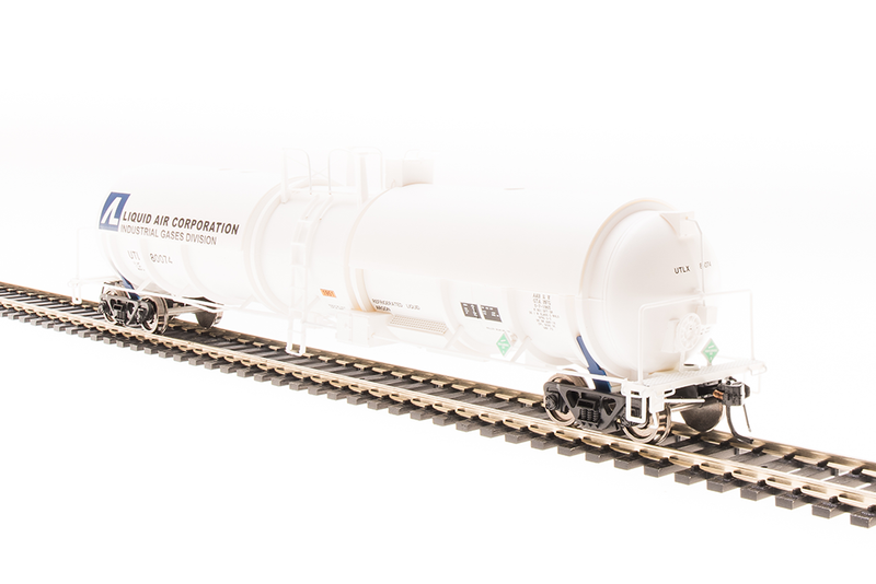 BLI 3725 Cryogenic Tank Car, Liquid Air Corporation #80071 #80072, 2-pack N