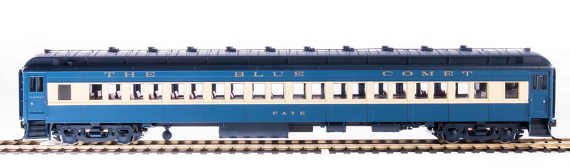 BLI 6438 CNJ 80' Passenger Coach, Blue Comet, Single Car, HO (Fantasy Paint Scheme)