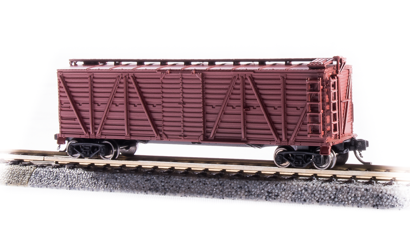 BLI 6588 K7A Stock Car, Unlettered, Boxcar Red, Cattle Sounds, N Scale