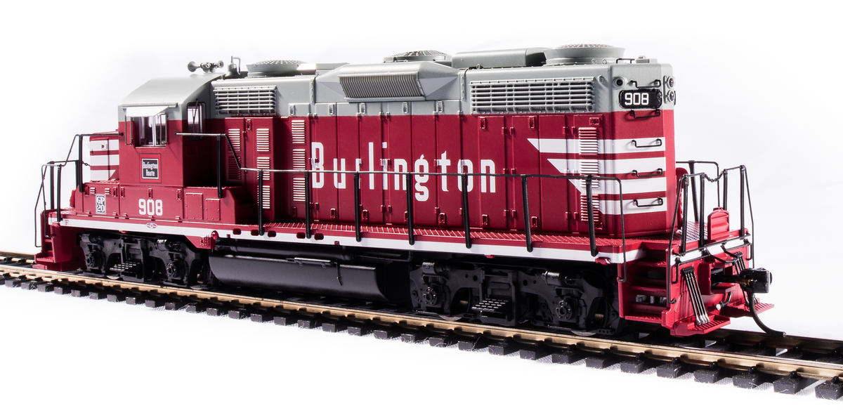 BLI 4269 EMD GP20, CB&Q #908, Chinese Red, Paragon4 Sound/DC
